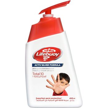 Lifebuoy Handwash Total 10 Red 450ml