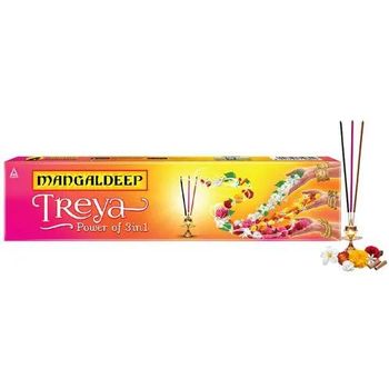 Mangaldeep Treya Power of 3 in1 Agarbatti 75 Sticks