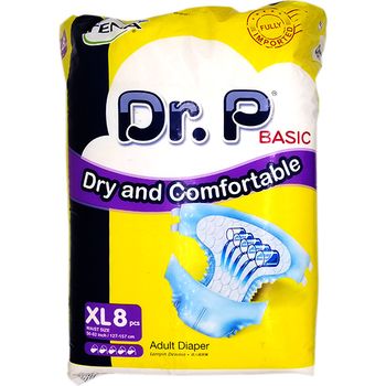 Dr.p Adult Diaper Dry And Comfortable Xl 8s