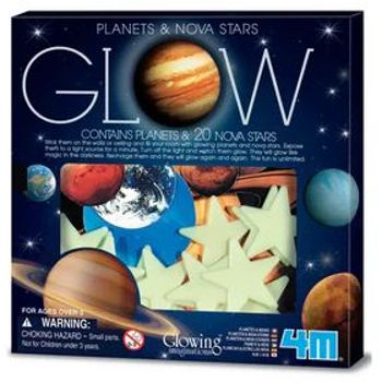 4M Glow In The Dark Planets And Nova Stars