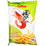 Calbee Prawn Crackers Spicy 90g