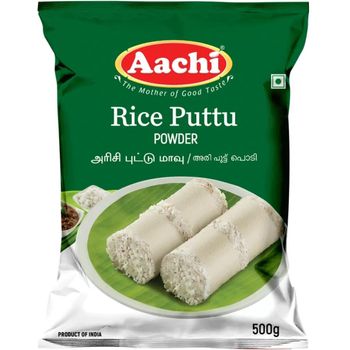 Aachi White Puttu Powder Pouch 500g