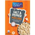 American Garden Microwave Popcorn Salt And Pepper 273g
