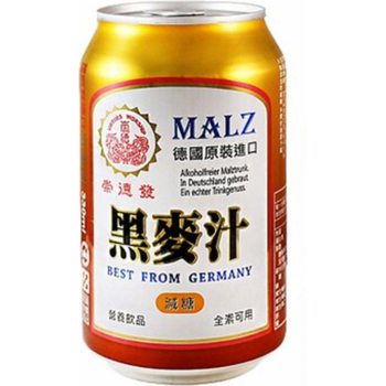Chong De Fa Natural Rye Juice (Reduced Sugar) Easy Open Can 330ml