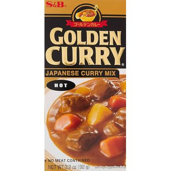 S&B Japanese Golden Curry Paste Hot 92g