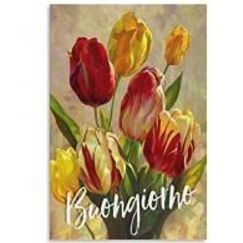 Posters Prints Aesthetic Posters Modern Wall Painting Tulip Poster 2 Posters For Girls Room Canvas Wall Art Wall Paintings For Bedroom Room Decor Home Decor Gifts 08x12inch20x30cm