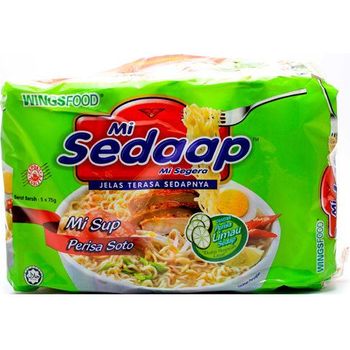 Wings Food Mi Sedaap Instant Noodle Soto Soup 5 x 75g