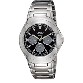 Casio Edifice Analog Black Dial Men's Watch Mtp-1247d-1avdf a389