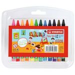 Stabilo Yippy Wax Crayons Wallet of 12 2812PL