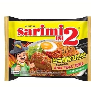 SarimiE Filled with 2 Korean Spicy Chicken Flavored Fried Noodles 120g
