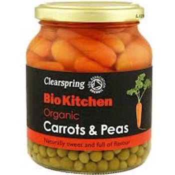 Clearspring Carrots and peas 350gr
