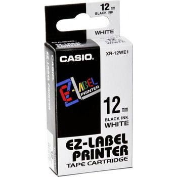 Casio Black On White 1 Pack Label-making Tapes Xr12we1 label-making Tapes