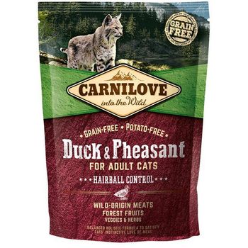 Carnilove Adult Cat Hairball Duck and Pheasant for Cats 400g