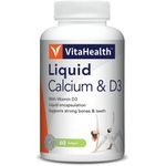 Vitahealth Liquid Calcium D3 60 Tablets