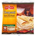 Spring Home Chapatti Asian Soft Bread 10 Pieces 400g