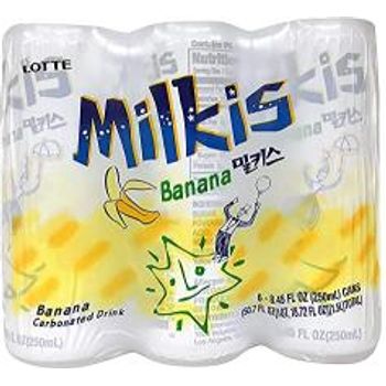 Lotte Milkis Banana 6pcs 250ml