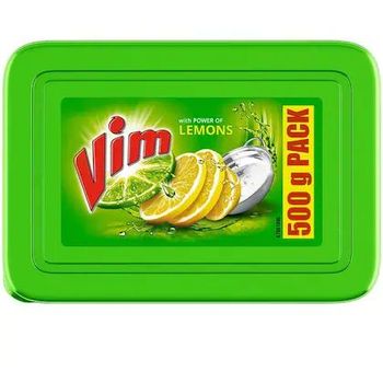 Vim Dishwash Bar Lemon 500g