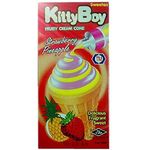 Kitty Boy Strawberry Pineapple Fruity Cream Cone 28g