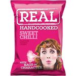 Real Hand Cooked Potato Crisps Sweet Chilli 150g