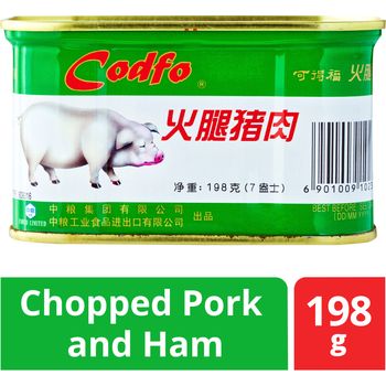 Codfo Chopped Pork And Ham 198g