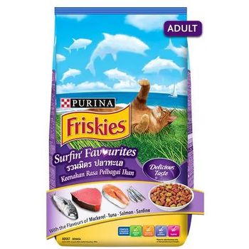 Purina Friskies Surfin Favourites Adult Cat Food 7kg
