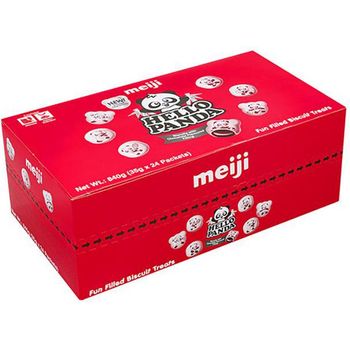 Meiji Hello Panda Biscuits with Chocolate Flavored Filling 24pcs 35g