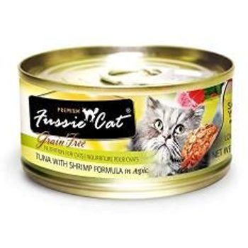 Fussie Cat Tuna & Shrimp 80g Can