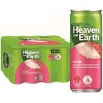 Heaven And Earth Lychee Rose Tea 12 x 300ml Case