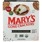 Mary's Gone Crackers Organic Black Pepper Crackers 184g