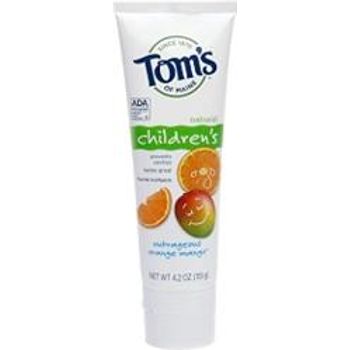 Tom's of Maine Children's Natural Fluoride Toothpaste Outrageous Orange Mango 119g