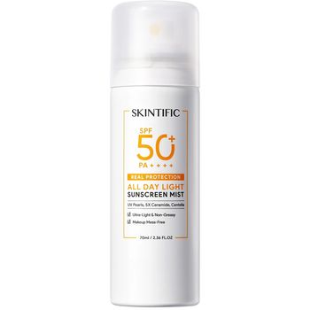 Skintific Sunscreen Mist SPF 50 All Day Light 70ml