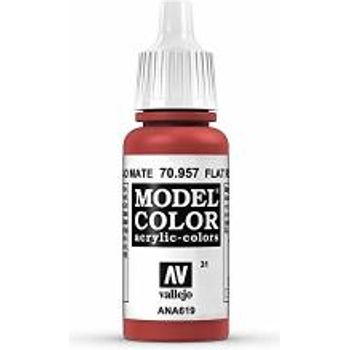 Vallejo Acrylic Paint Flat Red