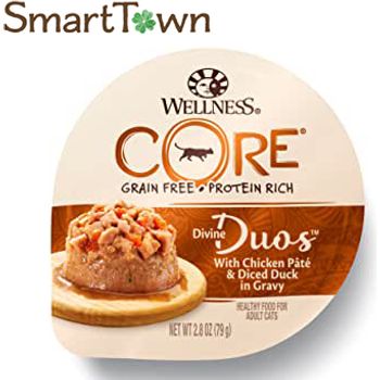 Wellness CORE Divine Duos Chicken & Duck Cat Food Cup, 79g