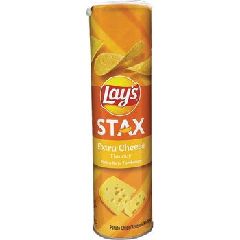 Lay's Stax Extra Cheese Potato Crisps 135g