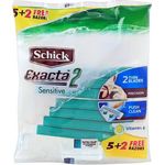 Schick Exacta 2 Sensitive Razors For Men 7 Razors