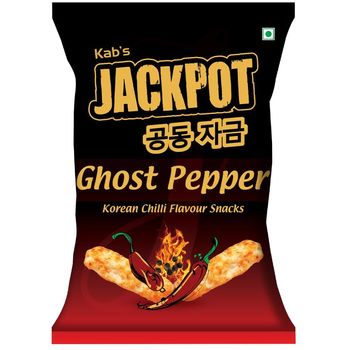 Kab's Jackpot Ghost Pepper Korean Chilli Flavour Snacks 60g