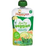 Happy Baby Organic Tot Love My Veggies Pouch Zucchini, Pear, Chickpea & Kale