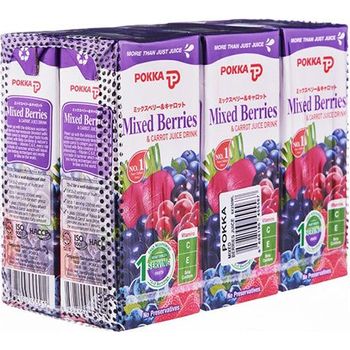 Pokka Mixed Berries And Purple Carrot Juice 6pcs 250ml