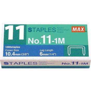 Max Staples No. 11-1M Pack of 5