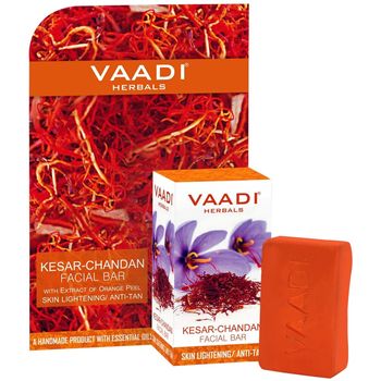 Vaadi Herbals Facial Soap Bar Safron Dan Cendana 25g