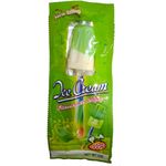 ICE CREAM FLUORESCENCE LOLLIPOP 10G, MIX FLAVOURS: GREEN APPLE/ORANGE/STRAWBERRY