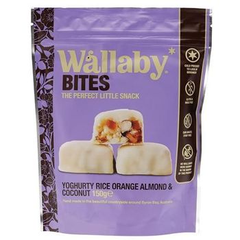 Wallaby Foods - Bites, Yoghurty Orange Almond & Coconut Snack (150g)