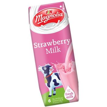 F&N Magnolia Uht Strawberry Flavoured Milk 250ml