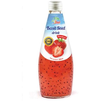 Basil Seed Drink With Strawberry Flavour 290ml