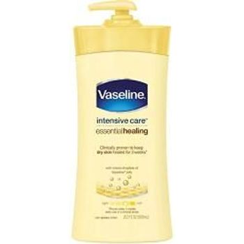 Vaseline Cb079001 Intensive Care Essential Healing Body Lotion Wvitamin E 600ml Pump Bottle