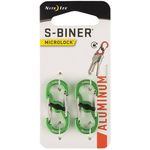 Nite Ize S Biner Micro Lock Aluminum 2 Pack 34g