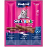 Vitakraft Cat Stick Cod And Coalfish Cat Treats 3 Sticks 18g