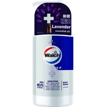 Walch Body Wash Anti Bacterial With Lavender Essential Oil 900ml