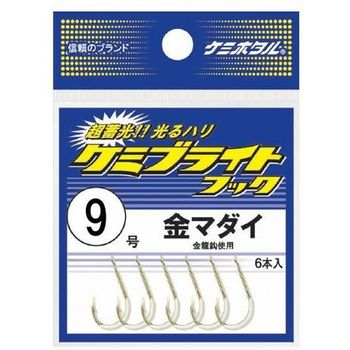 Lumica Chemi Bright Hook Gold Red Sea Bream Madai #9