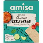 Amisa Organic Gluten Free Chestnut Crispbread 100g